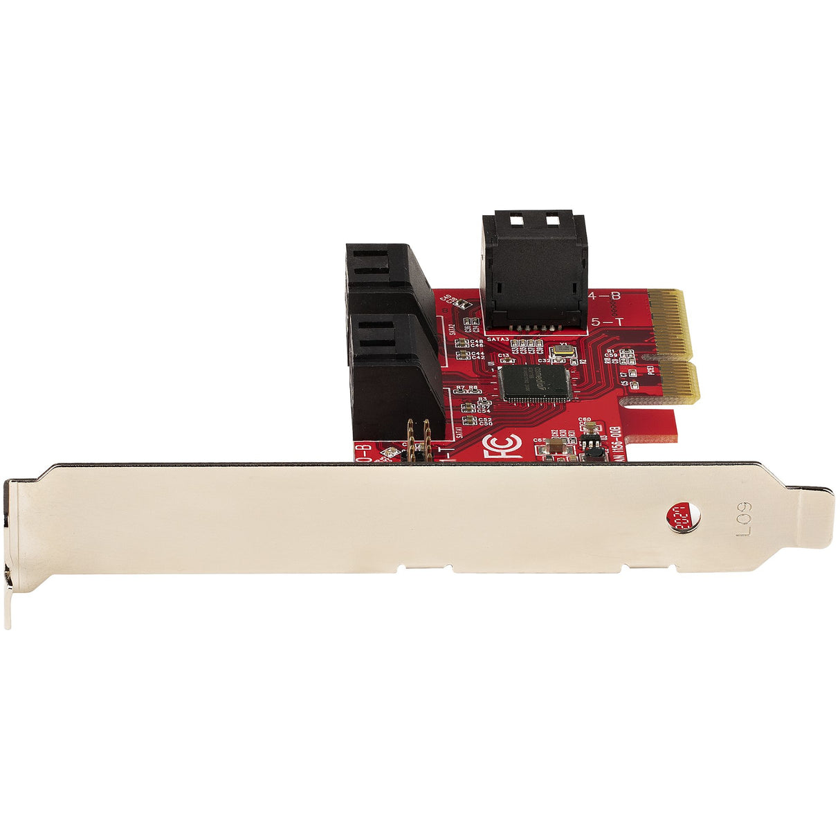 StarTech.com SATA PCIe Card - 6 Port PCIe SATA Expansion Card - 6Gbps - Low/Full Profile - Stacked SATA Connectors - ASM1166 Non-Raid - PCI Express to SATA Converter - TAA