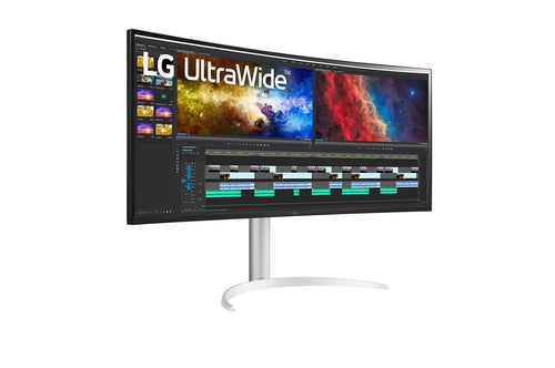 LG 38WP85C-W computer monitor 96.5 cm (38") 3840 x 1600 pixels UltraWide Quad HD+ LED Silver
