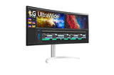 LG 38WP85C-W computer monitor 96.5 cm (38") 3840 x 1600 pixels UltraWide Quad HD+ LED Silver