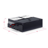 CyberPower RB1250X4 UPS battery Sealed Lead Acid (VRLA) 12 V 5 Ah