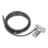 Targus ASP96GLX-25S cable lock Silver 2 m