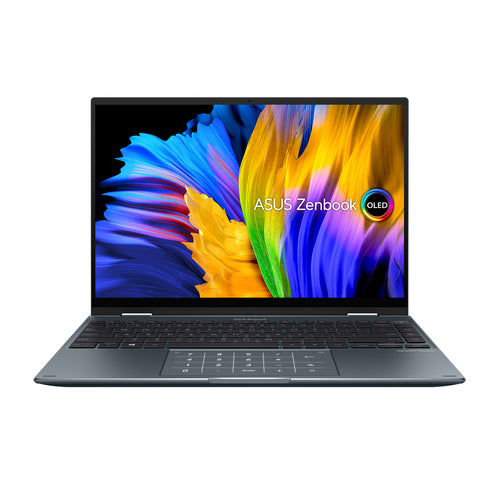 ASUS Zenbook 14 Flip OLED UP5401EA-DS59T-CA Intel® Core™ i5 i5-1135G7 Hybrid (2-in-1) 35.6 cm (14") Touchscreen 2.8K 16 GB LPDDR4x-SDRAM 512 GB SSD Wi-Fi 6 (802.11ax) Windows 11 Home Grey
