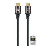 Manhattan HDMI 8K@60Hz Cable with Ethernet, 2m, Certified, Suitable for ALL 8K, 4K & 1080p/HD uses - when upgrading now or have it ready for when you need it, Male to Male, Black, 4K@120Hz, Lifetime Warranty, Ultra High Speed