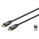Manhattan HDMI 8K@60Hz Cable with Ethernet, 3m, Certified, Suitable for ALL 8K, 4K & 1080p/HD uses - when upgrading now or have it ready for when you need it, Male to Male, Black, 4K@120Hz, Lifetime Warranty, Ultra High Speed