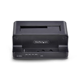 StarTech.com M.2 NVMe to 2.5/3.5" SATA Drive Duplicator, Dual Bay Standalone SSD Cloner/Drive Dock, Bidirectional NVMe to SATA / SATA to NVMe, Up to 27GBpm, TAA