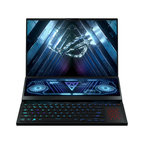 ASUS ROG Zephyrus Duo 16 GX650RX-XS92-CA laptop AMD Ryzen™ 9 6900HX 40.6 cm (16") WQXGA 64 GB DDR5-SDRAM 1 TB SSD NVIDIA GeForce RTX 3080 Ti Wi-Fi 6E (802.11ax) Windows 11 Pro Black