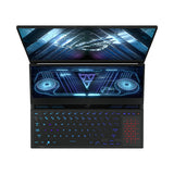 ASUS ROG Zephyrus Duo 16 GX650RX-XS92-CA laptop AMD Ryzen™ 9 6900HX 40.6 cm (16") WQXGA 64 GB DDR5-SDRAM 1 TB SSD NVIDIA GeForce RTX 3080 Ti Wi-Fi 6E (802.11ax) Windows 11 Pro Black