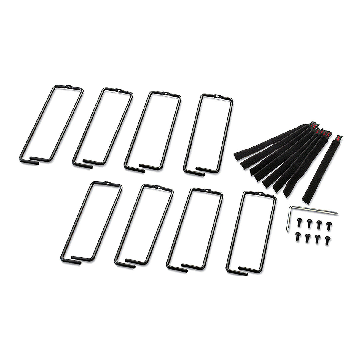 APC NetShelter Cable Management, Vertical Cable Manager, Rings, for NetShelter 750 and 800mm W Enclosures, Set of 8, 76 x 19 x 203 mm