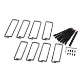 APC NetShelter Cable Management, Vertical Cable Manager, Rings, for NetShelter 750 and 800mm W Enclosures, Set of 8, 76 x 19 x 203 mm