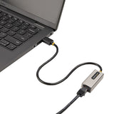 StarTech.com USB 3.0 to Gigabit Ethernet Network Adapter, 10/100/1000 Mbps, USB to RJ45, USB 3.0 to LAN Adapter, USB 3.0 Ethernet Adapter (GbE), 11in Attached Cable, Driverless Install