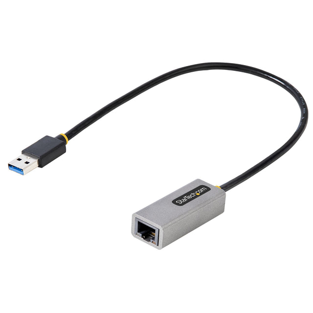 StarTech.com USB 3.0 to Gigabit Ethernet Network Adapter, 10/100/1000 Mbps, USB to RJ45, USB 3.0 to LAN Adapter, USB 3.0 Ethernet Adapter (GbE), 11in Attached Cable, Driverless Install