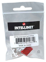 Intellinet Keystone Jack, Cat6, UTP, Punch-down, Red