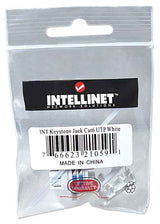 Intellinet Keystone Jack, Cat6, UTP, Punch-down, White