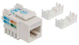 Intellinet Keystone Jack, Cat6, UTP, Punch-down, White