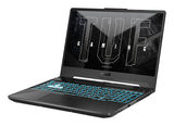 ASUS TUF Gaming F15 FX506HCB-HN1138W Intel® Core™ i5 i5-11400H Laptop 39.6 cm (15.6") Full HD 8 GB DDR4-SDRAM 512 GB SSD NVIDIA GeForce RTX 3050 Wi-Fi 6 (802.11ax) Windows 11 Home Black