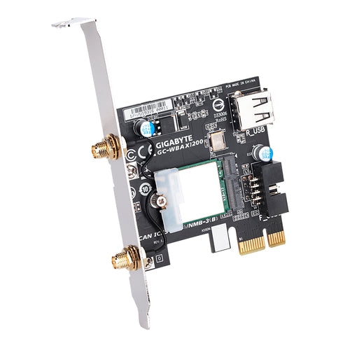 GIGABYTE GC-WBAX1200 network card Internal WLAN / Bluetooth 1200 Mbit/s