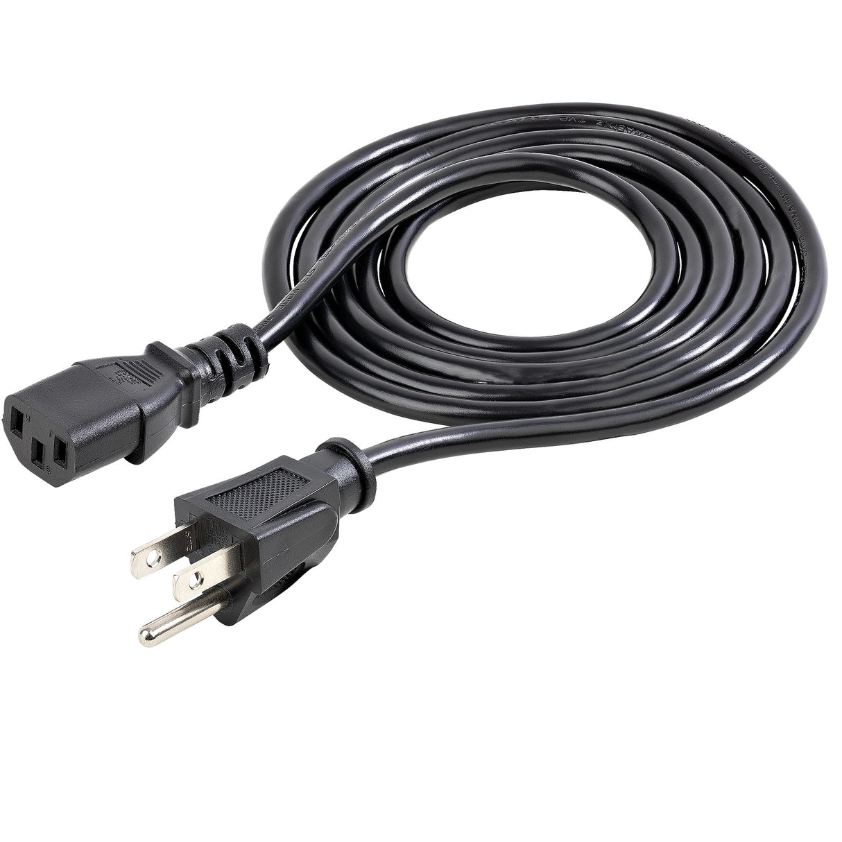 StarTech.com 6 ft Standard Computer Power Cord - NEMA5-15P to C13 - 10 Pack