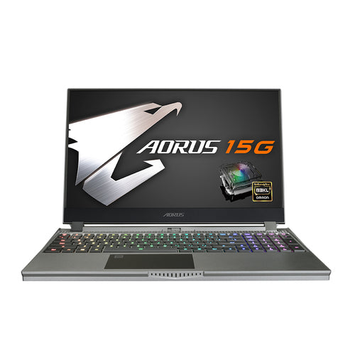 GIGABYTE 15G YB-8US2130MP laptop Intel® Core™ i7 i7-10875H 39.6 cm (15.6") Full HD 16 GB DDR4-SDRAM 512 GB SSD NVIDIA GeForce RTX 2080 SUPER Wi-Fi 6 (802.11ax) Windows 10 Pro Grey
