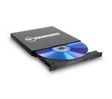 iStorage Kanguru QS Slim DVDRW DVD Burner|Supports Burning DVDs up to 24x & CDs up to 48x|Burn up to 8.5GB with Dual Layer DVDs|Dual Format DVD Burning |Buffer Under Run Protection |TAA Compliant