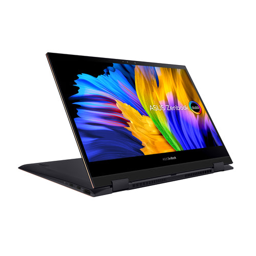 ASUS Zenbook Flip 13 OLED UX371EA-XH79T-CA laptop Intel® Core™ i7 i7-1165G7 Hybrid (2-in-1) 33.8 cm (13.3") Touchscreen 4K Ultra HD 16 GB LPDDR4x-SDRAM 1 TB SSD Wi-Fi 6 (802.11ax) Windows 11 Pro Black