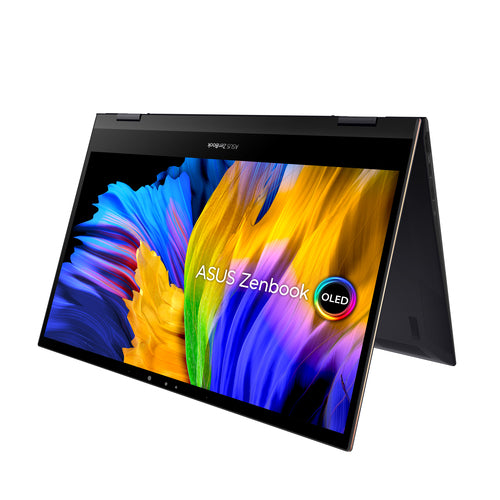 ASUS Zenbook Flip 13 OLED UX371EA-XH79T-CA laptop Intel® Core™ i7 i7-1165G7 Hybrid (2-in-1) 33.8 cm (13.3") Touchscreen 4K Ultra HD 16 GB LPDDR4x-SDRAM 1 TB SSD Wi-Fi 6 (802.11ax) Windows 11 Pro Black