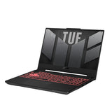 ASUS TUF Gaming A15 TUF507RR-DS71-CA laptop AMD Ryzen™ 7 6800H 39.6 cm (15.6") Full HD 16 GB DDR5-SDRAM 512 GB SSD NVIDIA GeForce RTX 3070 Wi-Fi 6 (802.11ax) Windows 11 Home Black, Grey