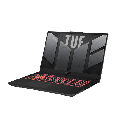 ASUS TUF Gaming A17 TUF707RC-DS71-CA laptop AMD Ryzen™ 7 6800H 43.9 cm (17.3") Full HD 16 GB DDR5-SDRAM 512 GB SSD NVIDIA GeForce RTX 3050 Wi-Fi 6 (802.11ax) Windows 11 Home Black, Grey