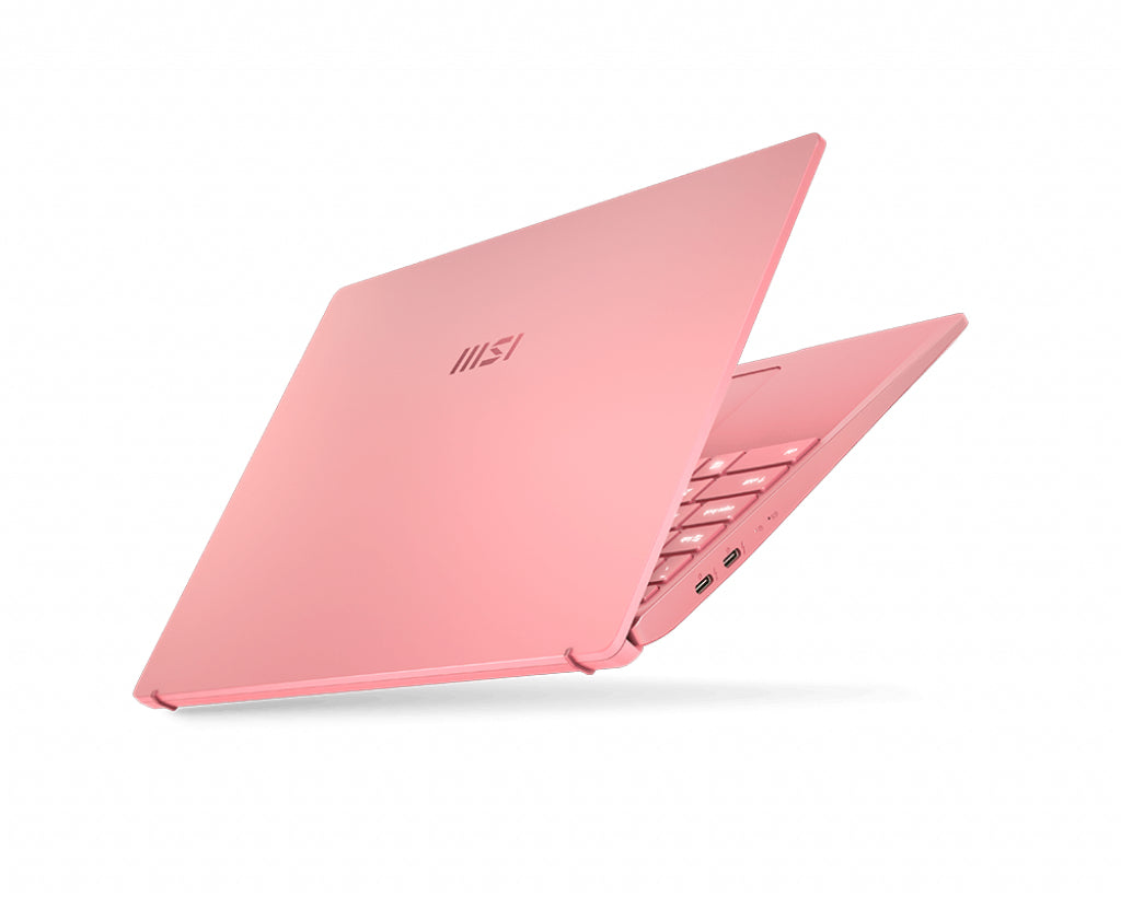 MSI Prestige 14 A11SB-631CA Intel® Core™ i7 i7-1185G7 Laptop 35.6 cm (14") Full HD 16 GB LPDDR4x-SDRAM 1 TB SSD NVIDIA GeForce MX450 Wi-Fi 6 (802.11ax) Windows 10 Home Pink