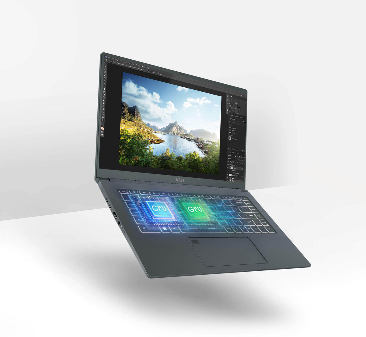 MSI Prestige 15 Intel® Core™ i7 i7-1260P Laptop 39.6 cm (15.6") Full HD 16 GB LPDDR4x-SDRAM 512 GB SSD NVIDIA GeForce RTX 3050 Ti Wi-Fi 6E (802.11ax) QWERTY Windows 11 Pro Grey