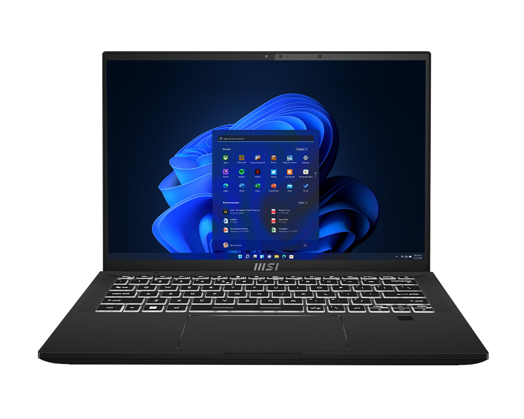 MSI Summit E14 Evo A12M-026 Intel® Core™ i5 i5-1240P Laptop 35.6 cm (14") Full HD+ 16 GB LPDDR5-SDRAM 512 GB SSD Wi-Fi 6E (802.11ax) Windows 11 Pro Black