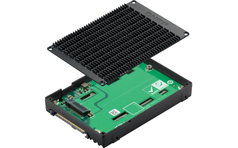 QNAP QDA-UMP4 storage drive enclosure SSD enclosure Black 2.5"