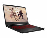 MSI Gaming GF66 12UE-004CA Katana Intel® Core™ i7 i7-12700H Laptop 39.6 cm (15.6") Full HD 16 GB DDR4-SDRAM 512 GB SSD NVIDIA GeForce RTX 3060 Wi-Fi 6 (802.11ax) Windows 11 Home Black