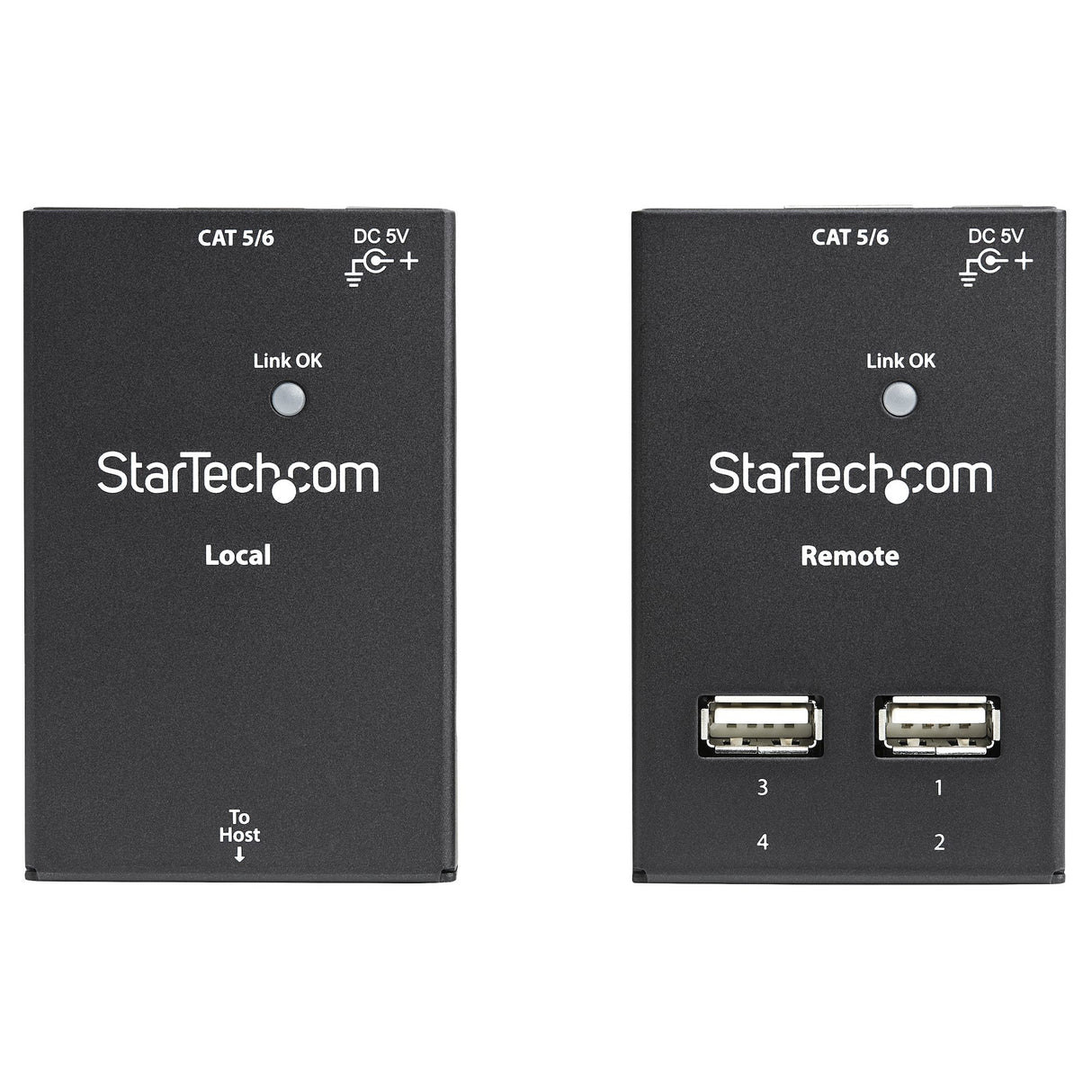 StarTech.com 4-Port USB 2.0-Over-Cat5-or-Cat6 Extender - 130ft (40m) - TAA