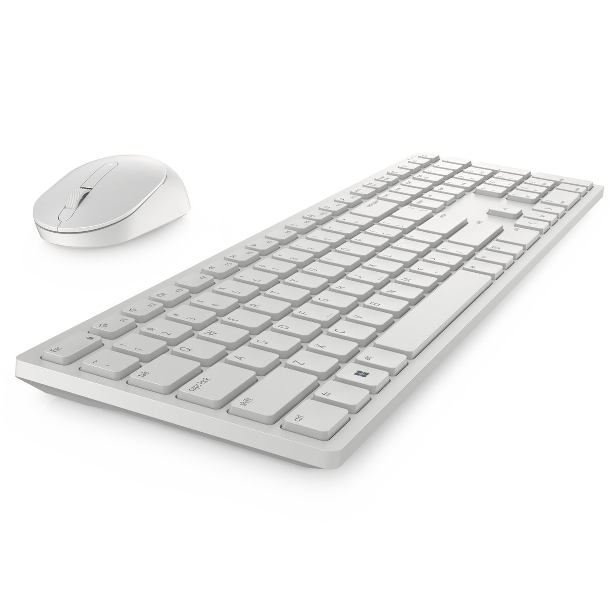 DELL Pro Keyboard and Mouse - KM5221W - French (AZERTY) - White