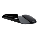 StarTech.com Mouse Pad with Hand rest, 6.7x7.1x 0.8in (17x18x2cm), Ergonomic Mouse Pad with Wrist Support, Desk Wrist Pad w/ Non-Slip PU Base, Cushioned Gel Mouse Pad w/ Palm Rest - TAA