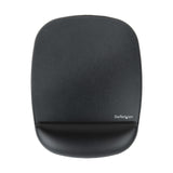 StarTech.com Mouse Pad with Hand rest, 6.7x7.1x 0.8in (17x18x2cm), Ergonomic Mouse Pad with Wrist Support, Desk Wrist Pad w/ Non-Slip PU Base, Cushioned Gel Mouse Pad w/ Palm Rest - TAA