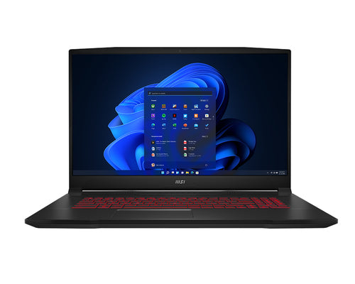 MSI Katana 12UG-036 Intel® Core™ i7 i7-12700H Laptop 43.9 cm (17.3") Full HD 16 GB DDR4-SDRAM 1 TB SSD NVIDIA GeForce RTX 3070 Wi-Fi 6 (802.11ax) Windows 11 Home Black
