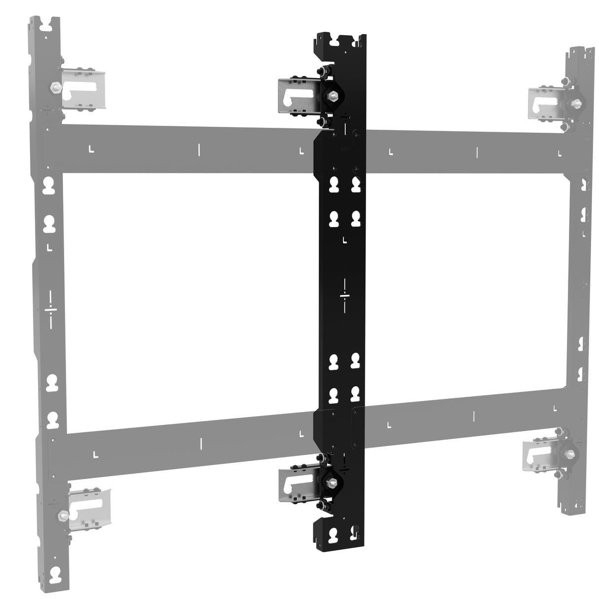 Chief TiLEDTM Middle dvLED Wall Mount for LG LSCB Series Ultra Slim, 3 Displays Tall