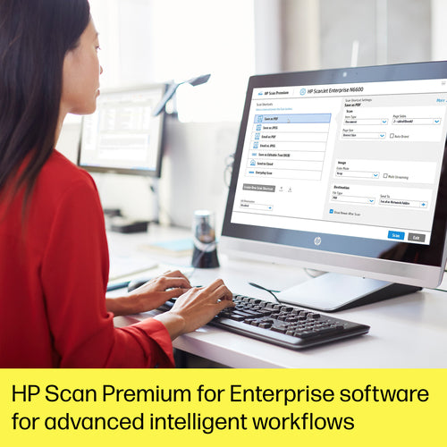 HP ScanJet Enterprise Flow N6600 fnw1 Flatbed scanner 1200 x 1200 DPI A4 White