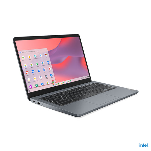 Lenovo 14e Chromebook Gen 3 Intel® N N100 35.6 cm (14") HD 4 GB LPDDR5-SDRAM 32 GB eMMC Wi-Fi 6E (802.11ax) ChromeOS Grey QWERTY US English