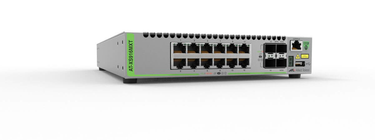Allied Telesis AT-XS916MXT-10 network switch Managed L3 10G Ethernet (100/1000/10000) Grey