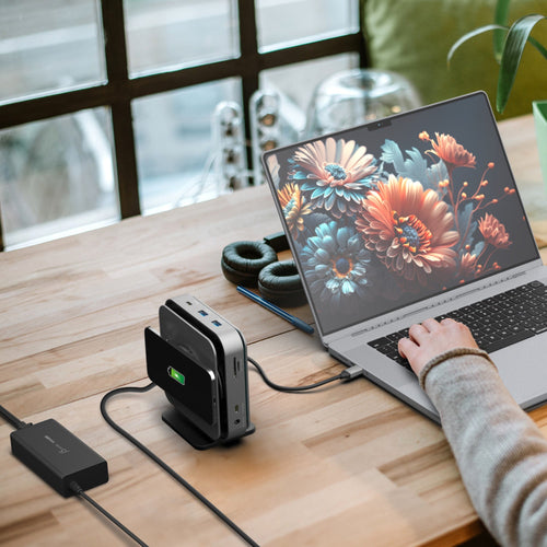j5create JCD3199P mobile device charger Smartphone, Headset, Headphones Grey USB Wireless charging Fast charging Indoor