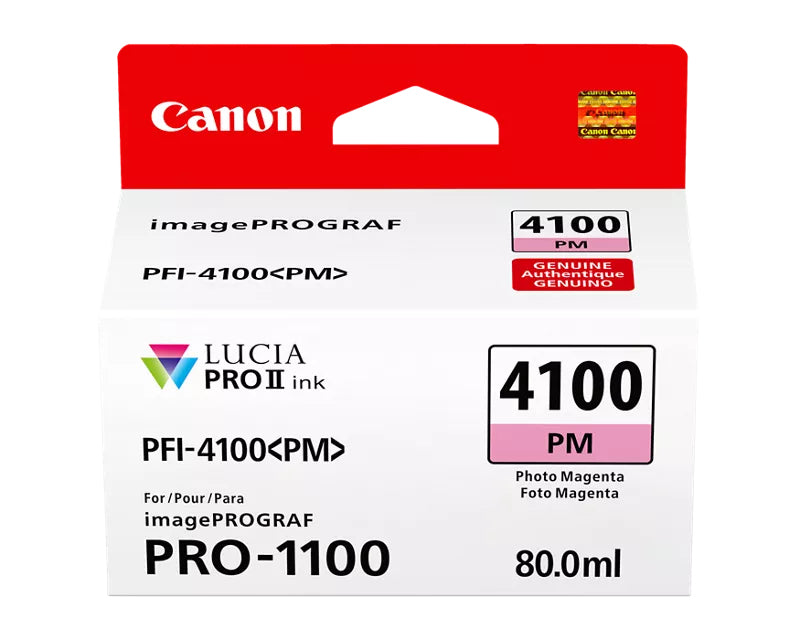 Canon LUCIA PRO II PFI-4100 Photo Magenta Ink Tank
