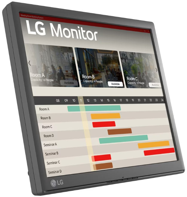 LG 17BR30T-B computer monitor 43.2 cm (17") 1280 x 1024 pixels SXGA LED Touchscreen Tabletop Black