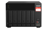 QNAP TVS-675 NAS Tower ZhaoXin KaiXian KX-6000 KX-U6580 8 GB DDR4 0 TB QuTS hero Black