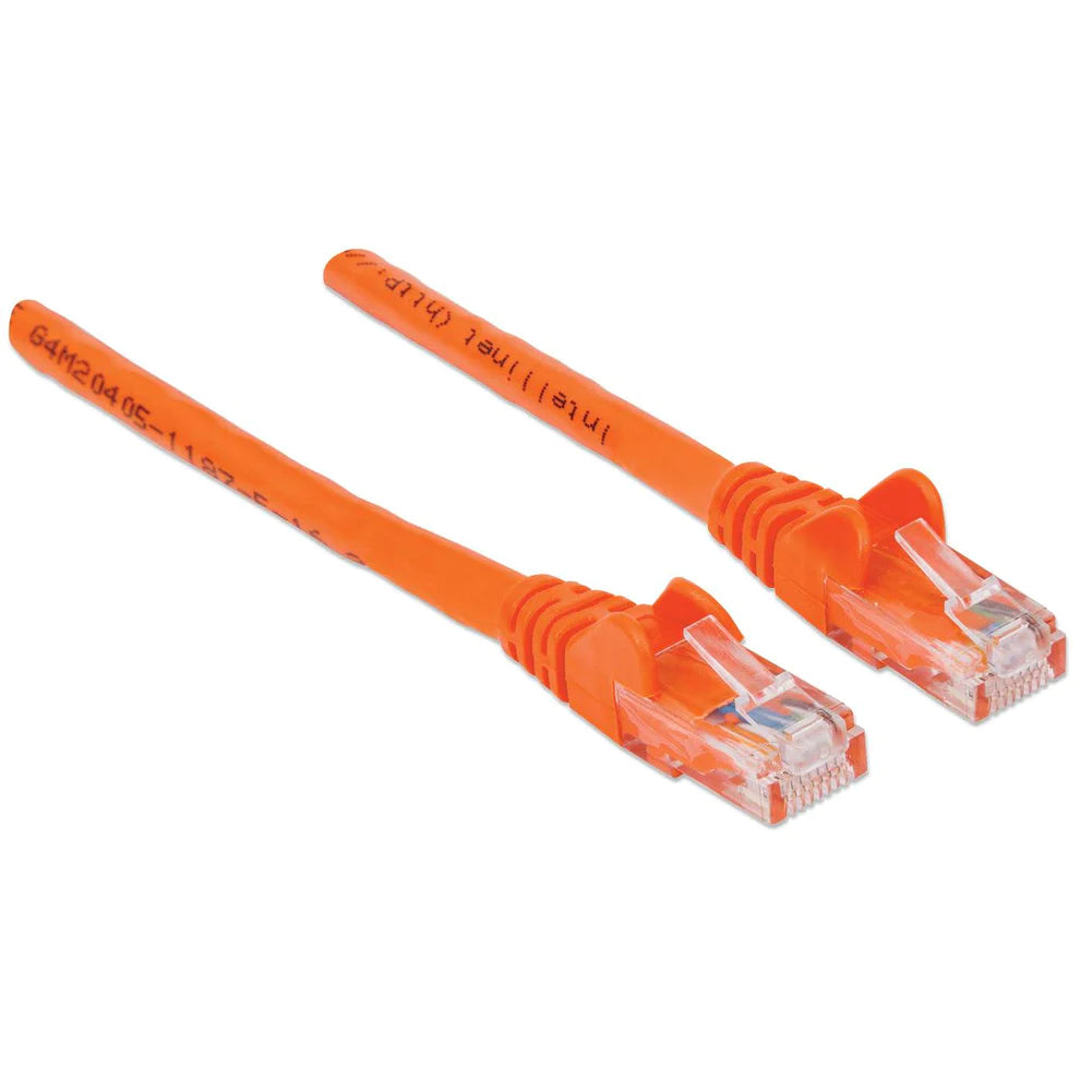 Intellinet IEC-C6-OR-35 networking cable Orange 10.5 m Cat6 U/UTP (UTP)