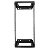 StarTech.com 2-Post 24U Heavy-Duty Wall Mount Network Rack, 19" Open Frame Server Rack with Adjustable Depth, Wall Mount Data Rack for IT / AV / Patch Panel / Computer Equipment - Cage Nuts and Screws Included