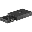 StarTech.com HDMI Extender over CAT6 with 3 Port Video Switch, 4K 30Hz/115ft, HDBaseT HDMI Extender Kit, IR Control, 4K Video over Ethernet w/ Automatic HDMI Switcher, HDMI Switch Box - TAA