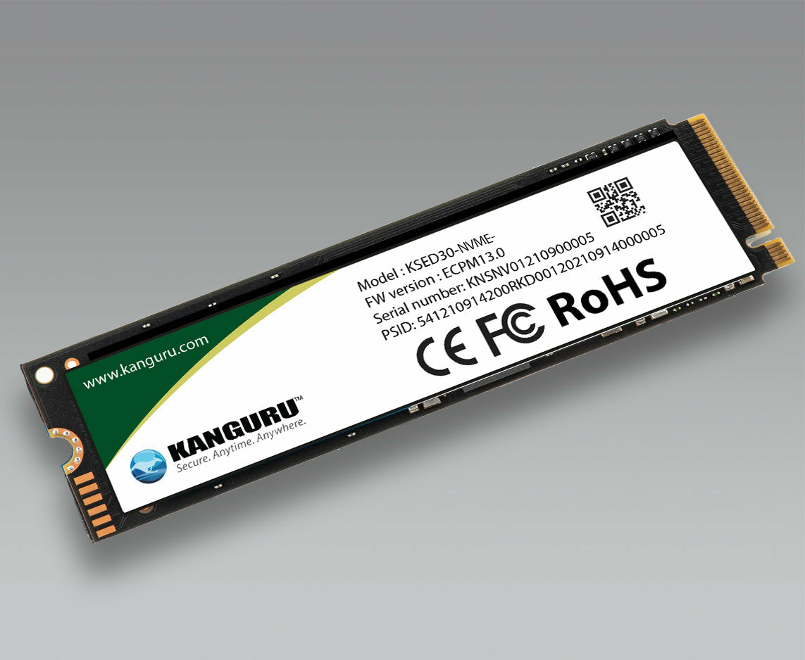 iStorage Kanguru Defender SED30™ M.2 NVMe 4TB Internal Self-Encrypting Solid State Drive| Internal NVMe PCIe M.2, 2280 NVMe Gen 4 x 4 | AES-XTS 256-bit Hardware Encryption |Ideal for Laptops, Tablets and Computers| TAA Compliant