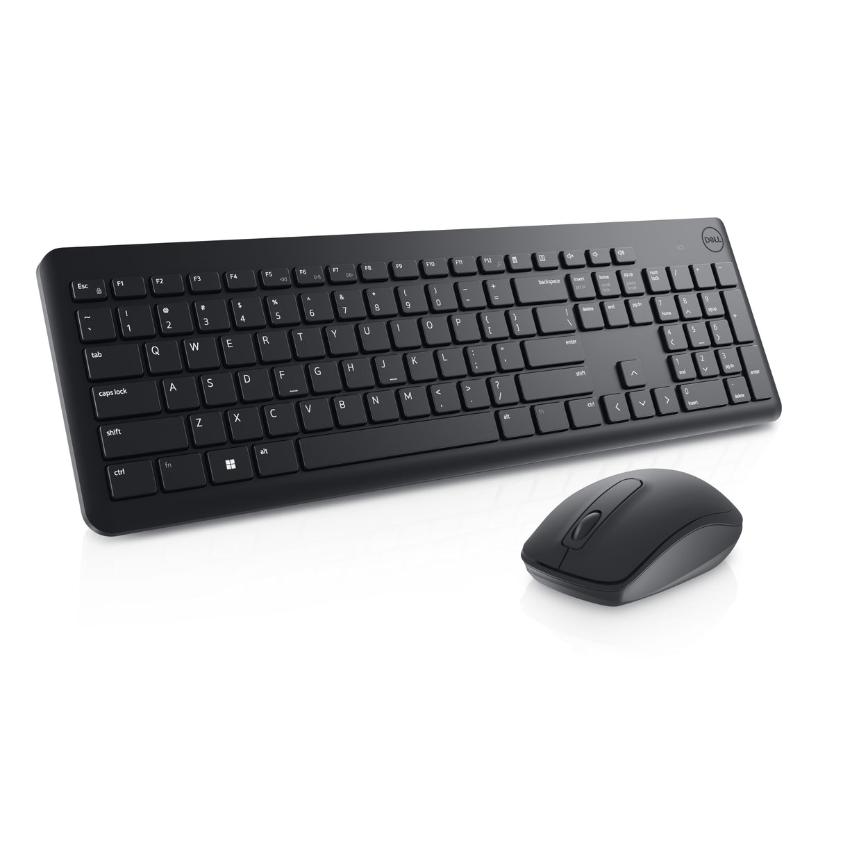 DELL KM3322W keyboard Mouse included Office RF Wireless US English Black